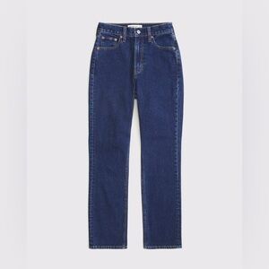 Abercrombie & Fitch The Ankle Straight Ultra High-Rise Jeans